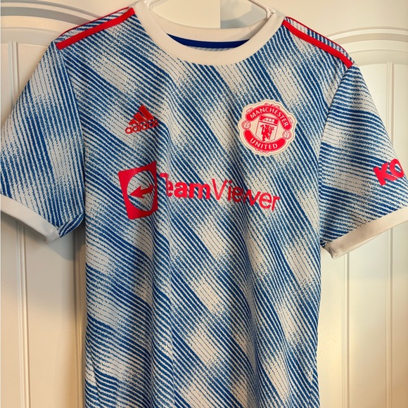 adidas Other - Adidas Manchester United Blue Pattern Jersey